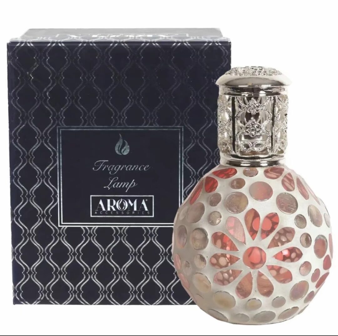 Lámpara catalítica Pink floral 500ml + ESENCIA DE 200 ML