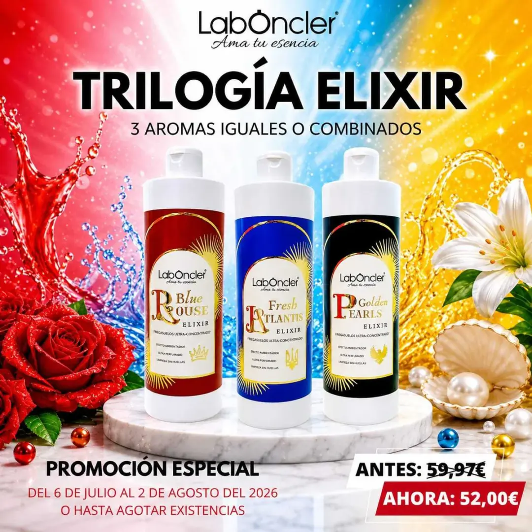 TRIO FREGASUELOS ELIXIR AROMAS A ELEGIR IGUALES O COMBINADOS